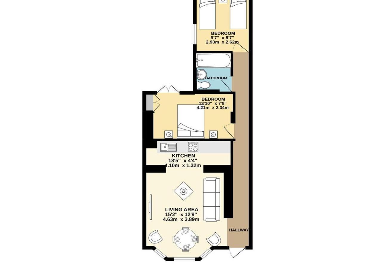 Queens Apartment - By My Getaways - Free Parking For One Car 브라이턴 외부 사진